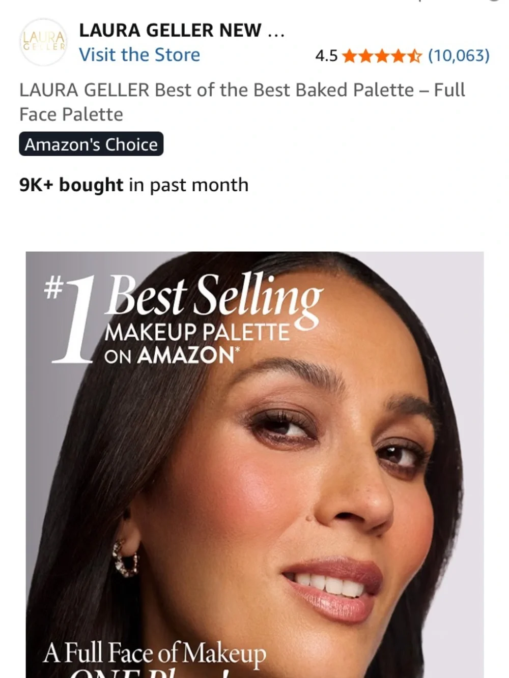 Laura Geller Pink & Neutral Full Face Baked Palette
